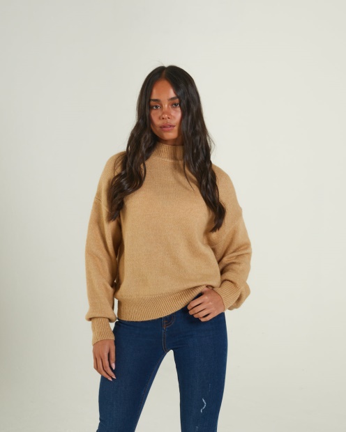 Diesel UK Suvi Knit Madeira Biscuit Beige