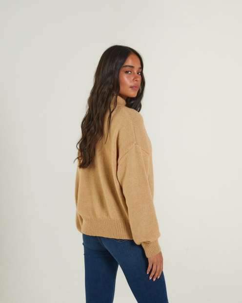 Diesel UK Suvi Knit Madeira Biscuit Beige