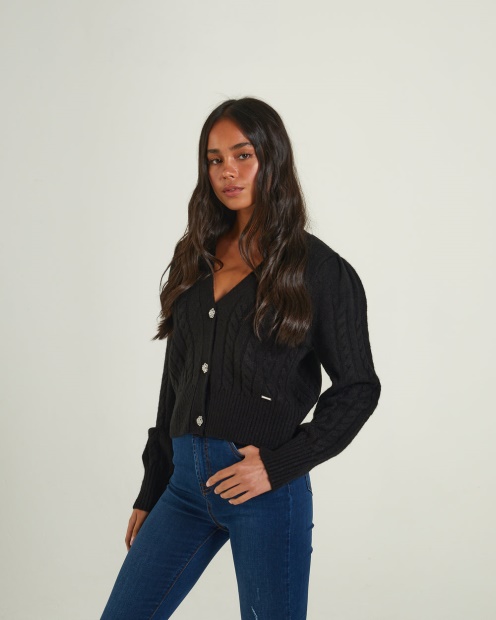 Diesel UK Abra Cardigan Black