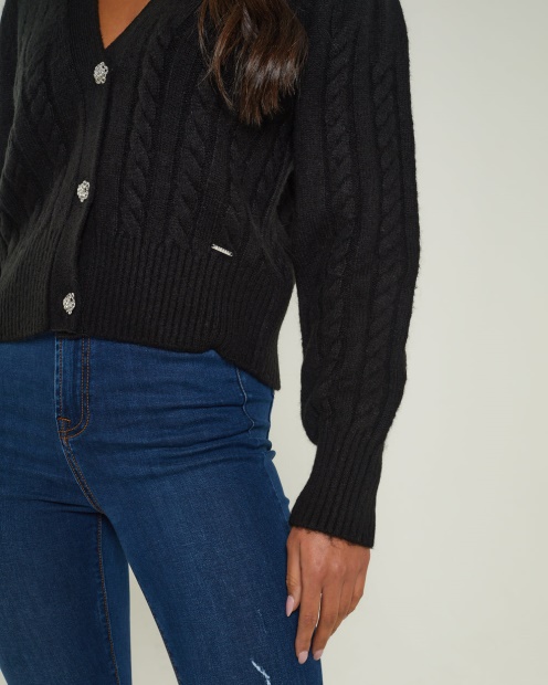 Diesel UK Abra Cardigan Black