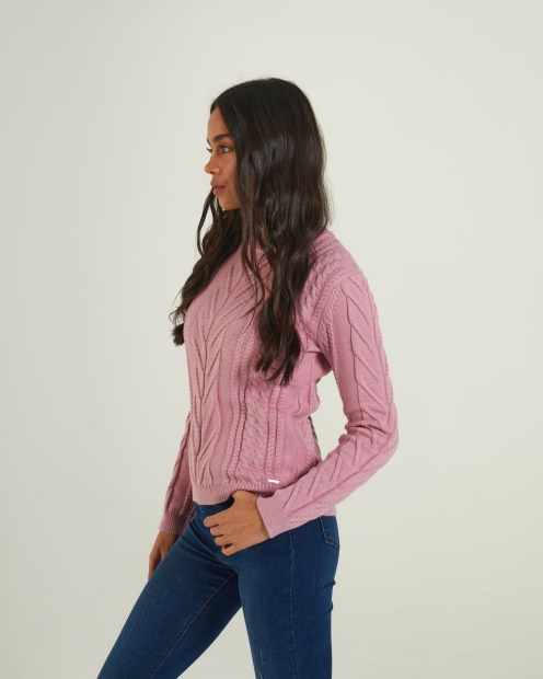 Isabeau Knit Polignac Pink Diesel UK