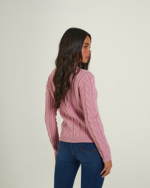 Isabeau Knit Polignac Pink Diesel UK
