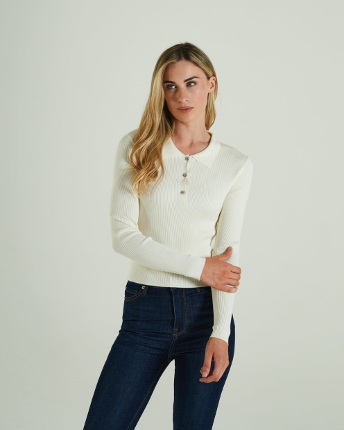 Ivory Diesel UK Roslyn Knit Cream