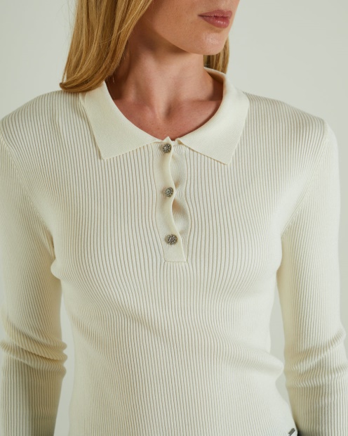 Ivory Diesel UK Roslyn Knit Cream