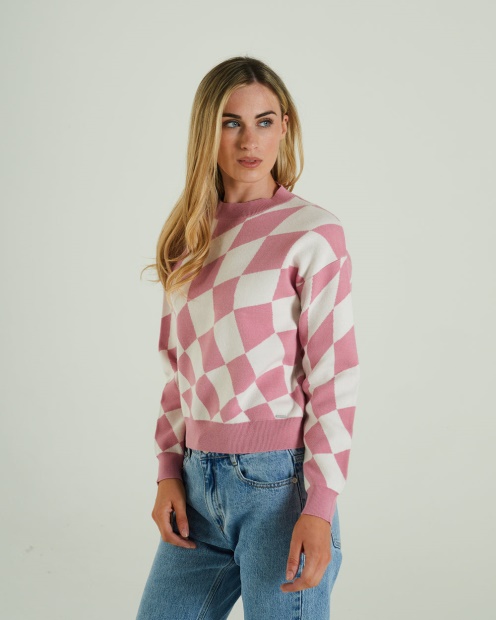 Salma Knit Polignac Pink Diesel UK
