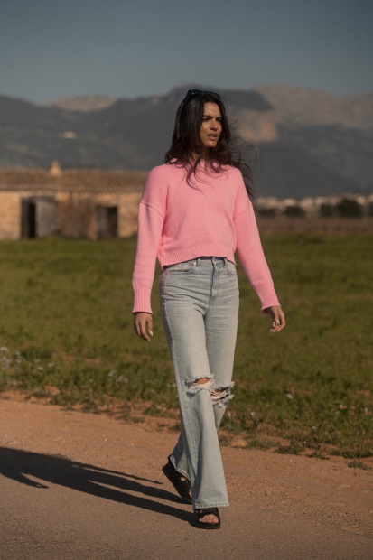 Pink Atlanta Knit Lemonade Diesel UK