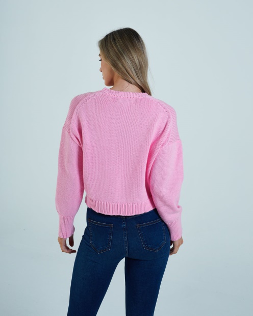 Pink Atlanta Knit Lemonade Diesel UK
