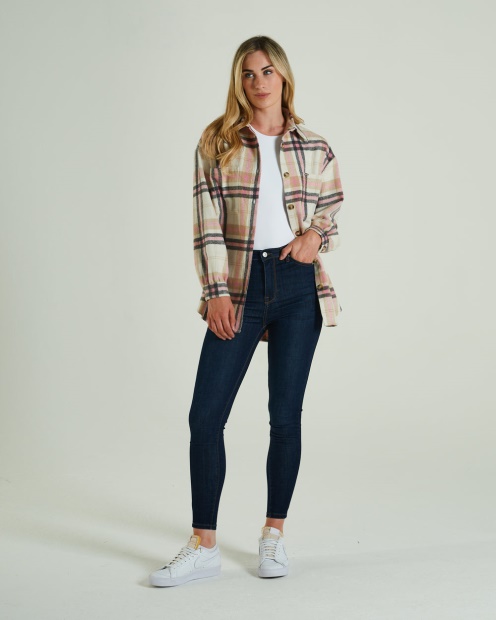 Sue Shirt Polignac Pink Check Diesel UK