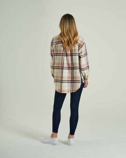Sue Shirt Polignac Pink Check Diesel UK
