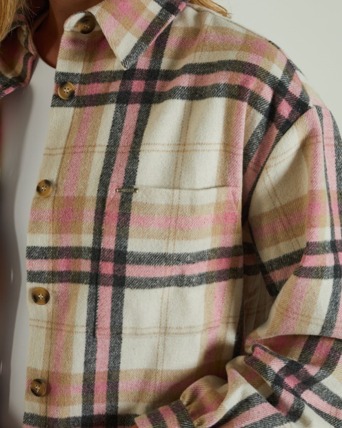 Sue Shirt Polignac Pink Check Diesel UK