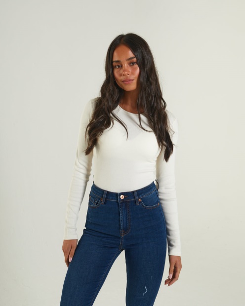 Ivory Diesel UK Lorelei Bodysuit Cream