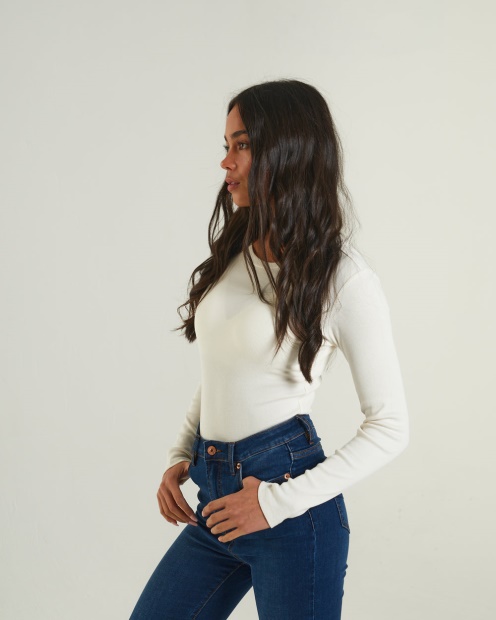 Ivory Diesel UK Lorelei Bodysuit Cream