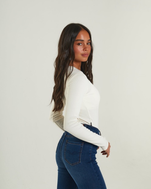 Ivory Diesel UK Lorelei Bodysuit Cream