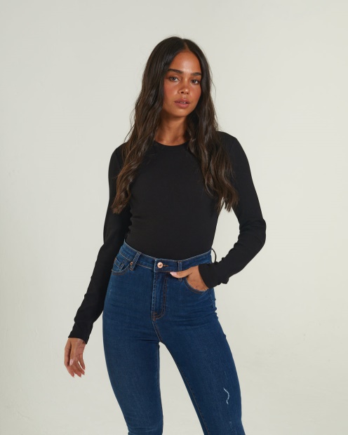 Lorelei Bodysuit Black Diesel UK