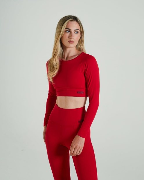 Diesel UK Rapid Ls Top Tango Red