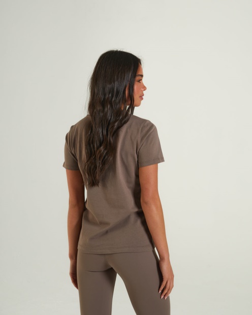 Livia Tee Taupe Diesel UK Brown