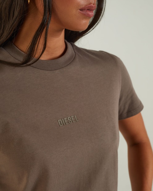 Livia Tee Taupe Diesel UK Brown