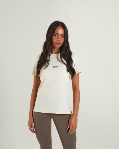 White Diesel UK Livia Tee Vanilla Ivory