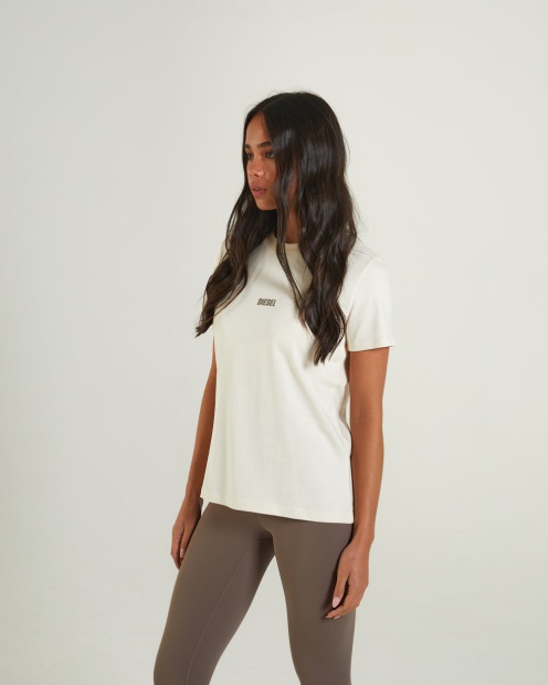 White Diesel UK Livia Tee Vanilla Ivory