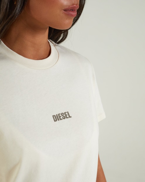 White Diesel UK Livia Tee Vanilla Ivory