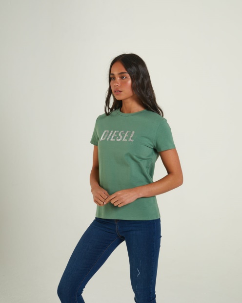 Green Mamie T-Shirt Green Ivy Diesel UK