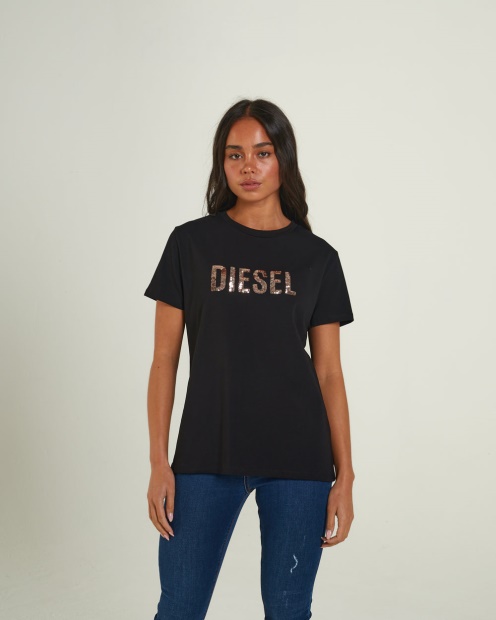 Diesel UK Mamie T-Shirt Black