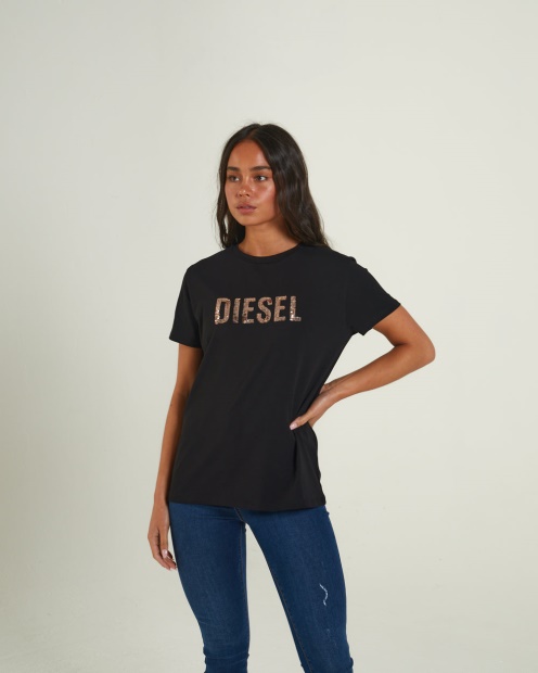 Diesel UK Mamie T-Shirt Black