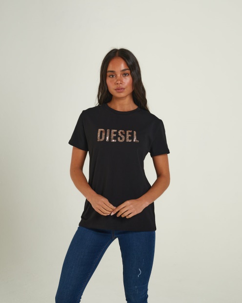 Diesel UK Mamie T-Shirt Black