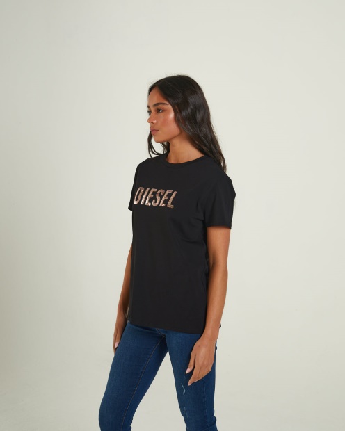 Diesel UK Mamie T-Shirt Black
