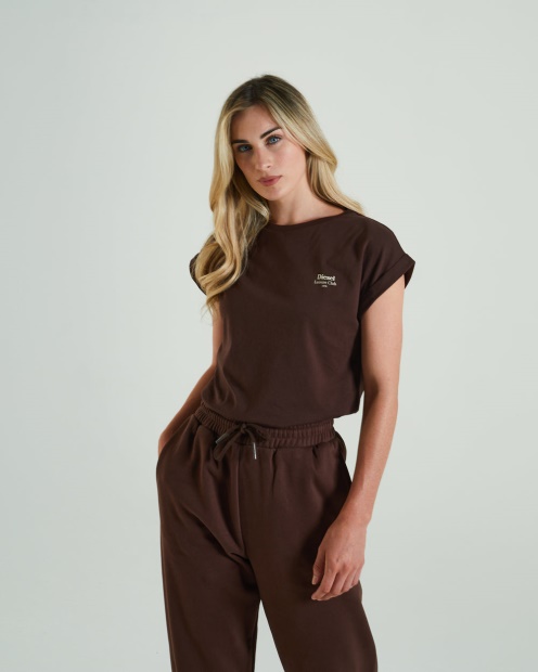 Maya T-Shirt Deep Coco Diesel UK Brown