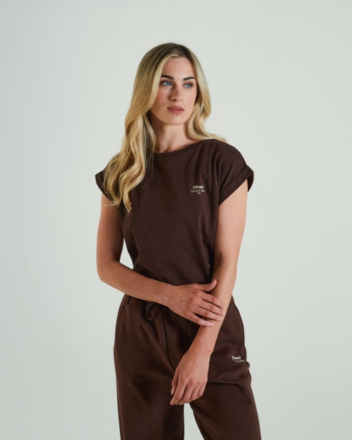 Maya T-Shirt Deep Coco Diesel UK Brown