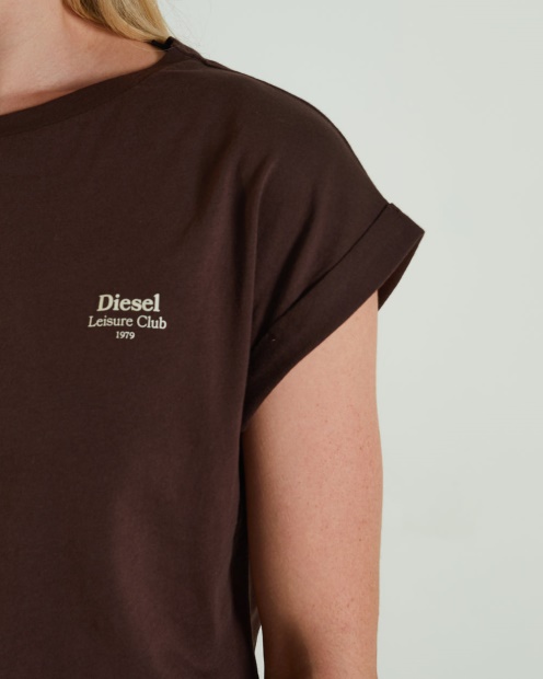 Maya T-Shirt Deep Coco Diesel UK Brown