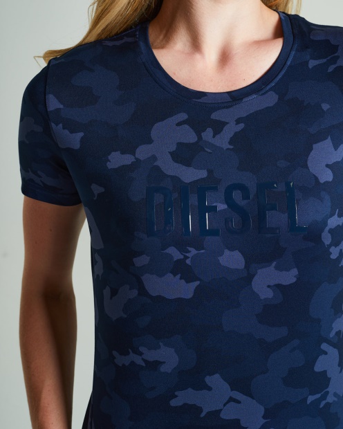 Navy Lift T-Shirt Midnight Camo Diesel UK