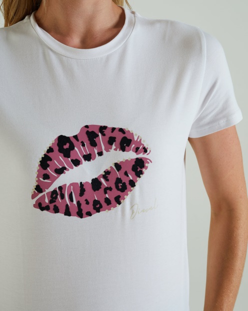 Diesel UK Lilith T-Shirt Optic White