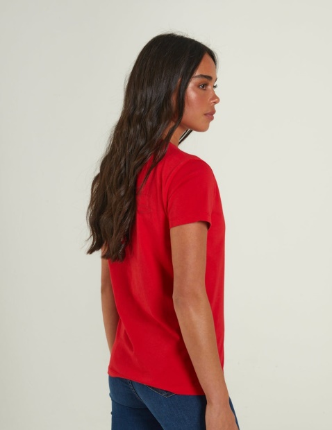 Diesel UK Alicia T-Shirt Tango Red