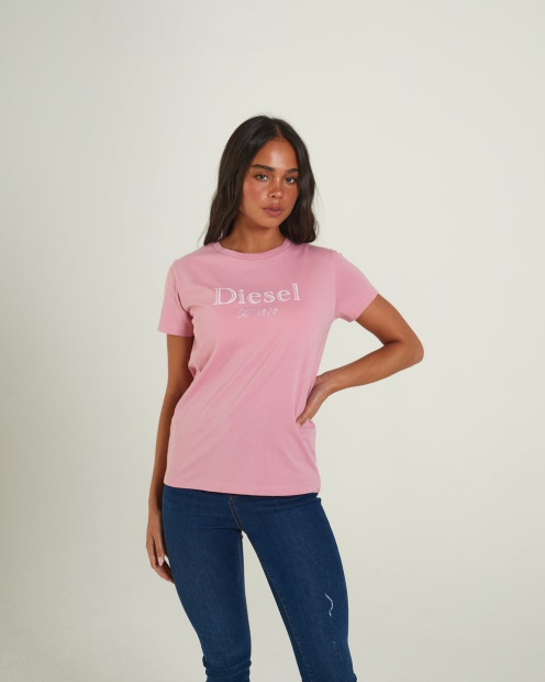 Diesel UK Alicia T-Shirt Polignac Pink
