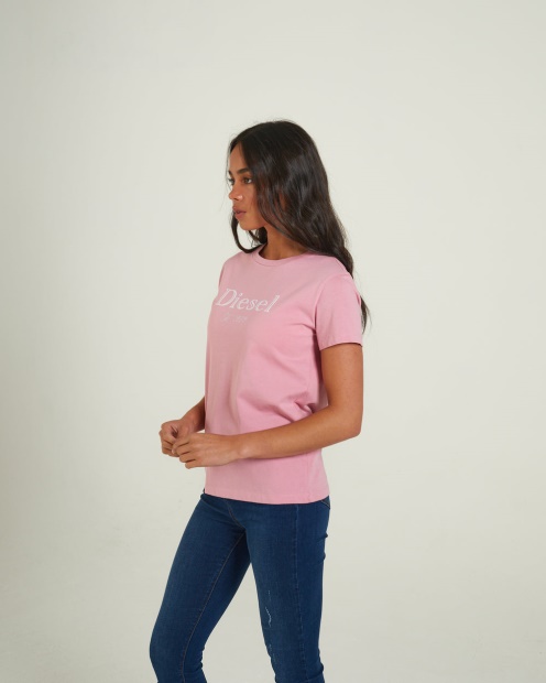 Diesel UK Alicia T-Shirt Polignac Pink