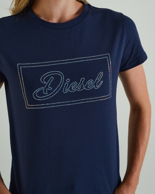 Hattie T-Shirt Blue Navy Diesel UK