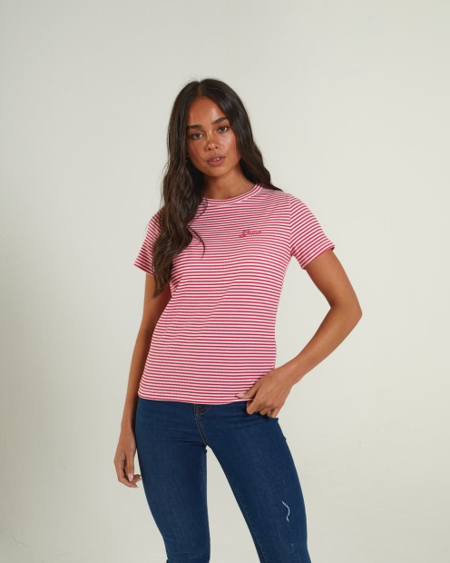 Diesel UK Emmeline T-Shirt Flirty Fuchsia Pink