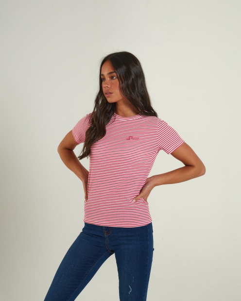 Diesel UK Emmeline T-Shirt Flirty Fuchsia Pink