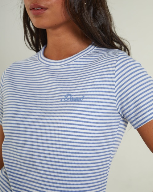 Emmeline T-Shirt Dusky Blue Diesel UK