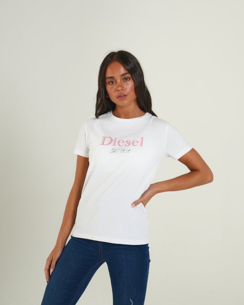 Diesel UK Alicia T-Shirt White