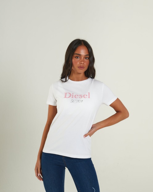 Diesel UK Alicia T-Shirt White