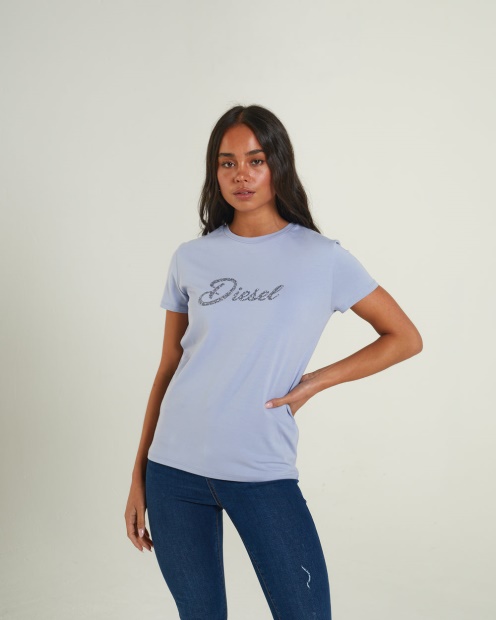 Diesel UK Delilah T-Shirt Dusky Blue