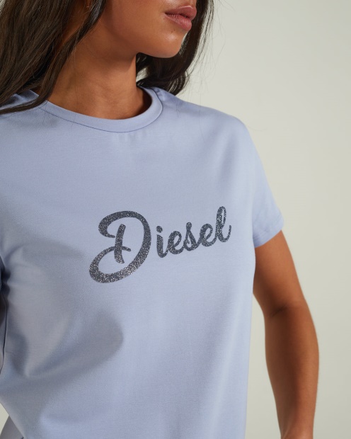 Diesel UK Delilah T-Shirt Dusky Blue