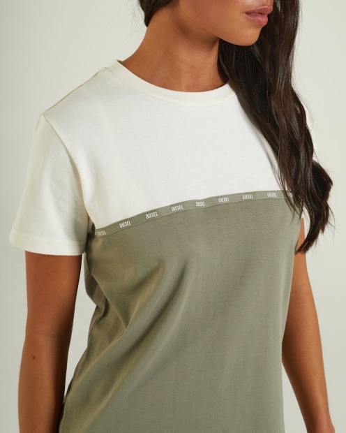 Sandy T-Shirt Dusty Sage Diesel UK Green