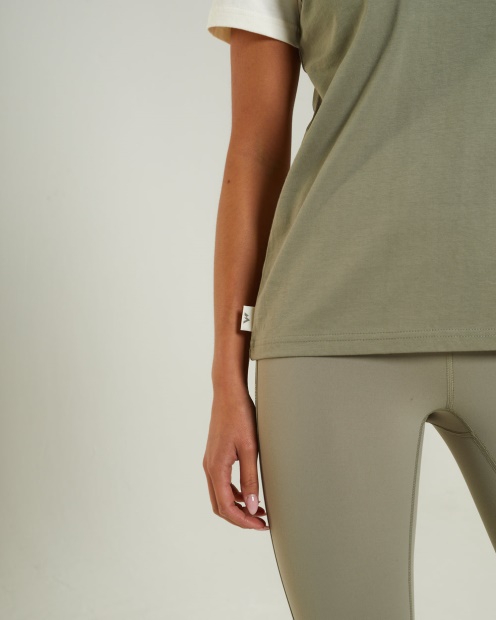 Sandy T-Shirt Dusty Sage Diesel UK Green