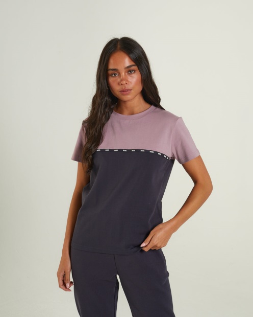 Pink Diesel UK Sandy T-Shirt Rosy Purple