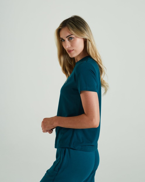 Diesel UK Ruby T-Shirt Teal Green Green