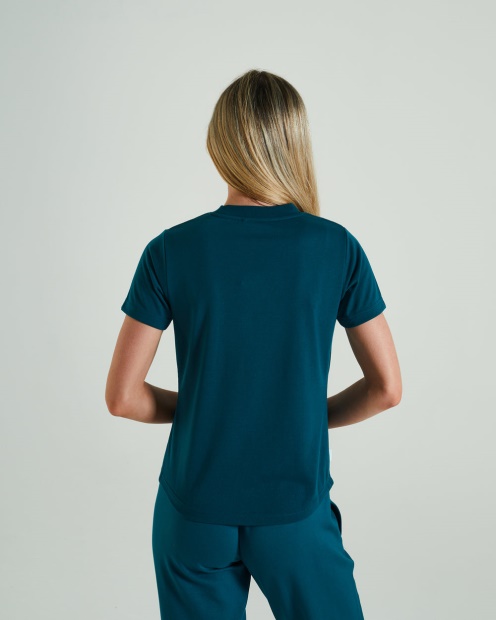 Diesel UK Ruby T-Shirt Teal Green Green